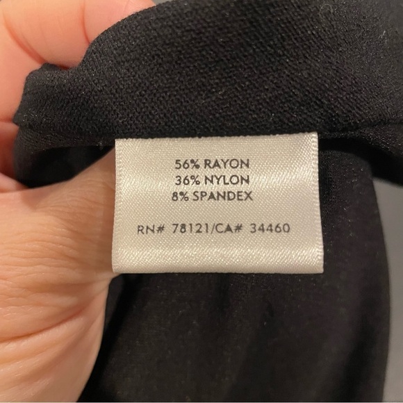 Nicole Miller blouse sleeveless satin cropped black size 16 - Picture 5 of 11